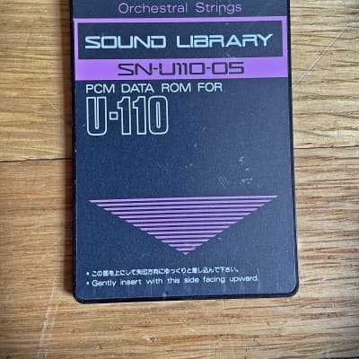 6 Roland U-110 PCM Data Sound Expansion Card Lot [see video