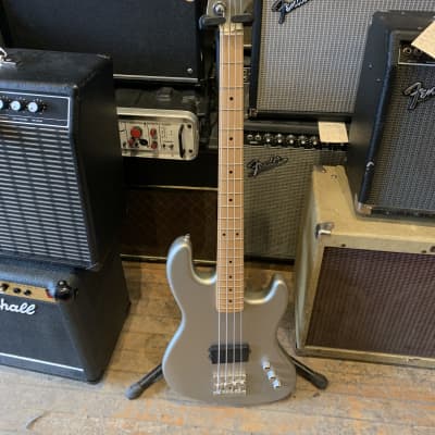 Fender Flea Artist Series Signature Active Jazz Bass 2018 - Satin Inca Silver for sale