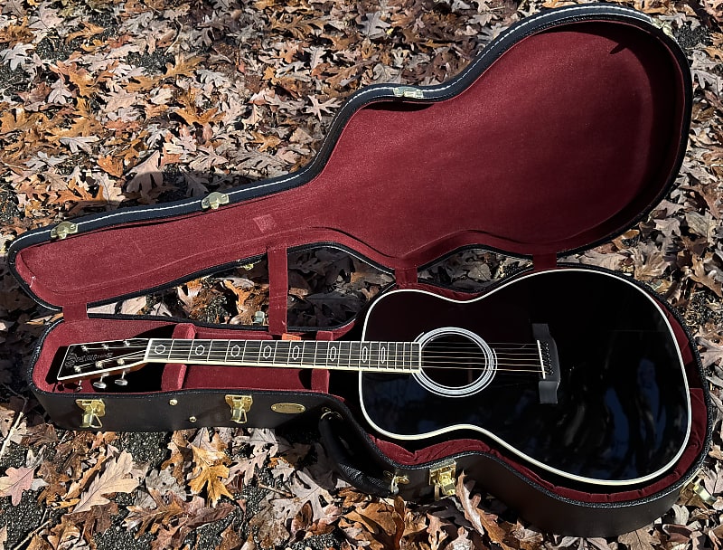 2021 Martin Custom Shop J-40 Jumbo Acoustic Guitar Black | Reverb