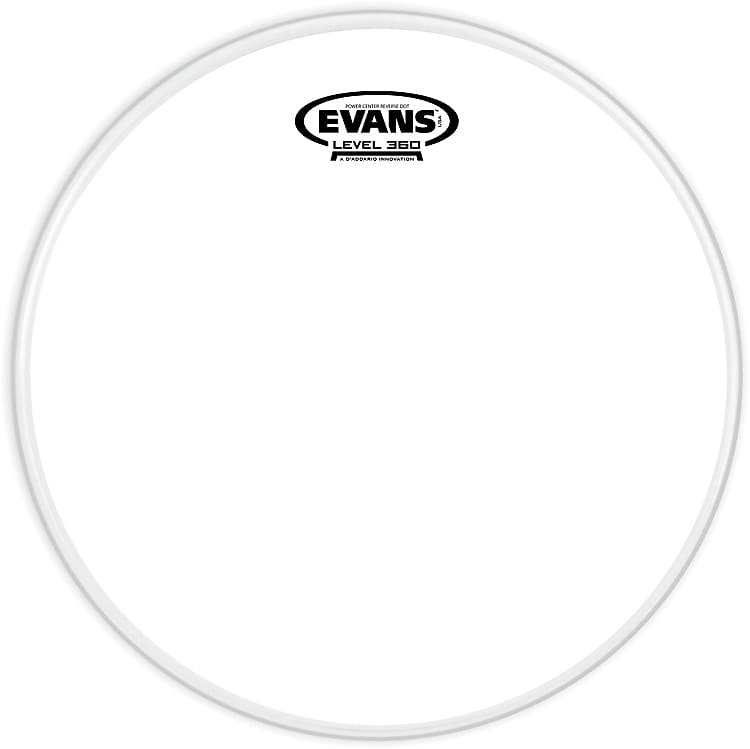 Evans Power Center Reverse Dot Drumhead - 14 inch image 1