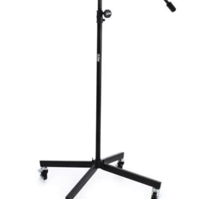 On-Stage SB96+ Studio Boom Mic Stand with 7" Mini Boom Extension and Casters 2010s - Black image 4