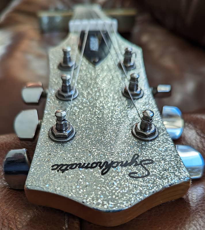 2003 Gretsch G1616 Synchromatic Sparkle Jet Silver Sparkle