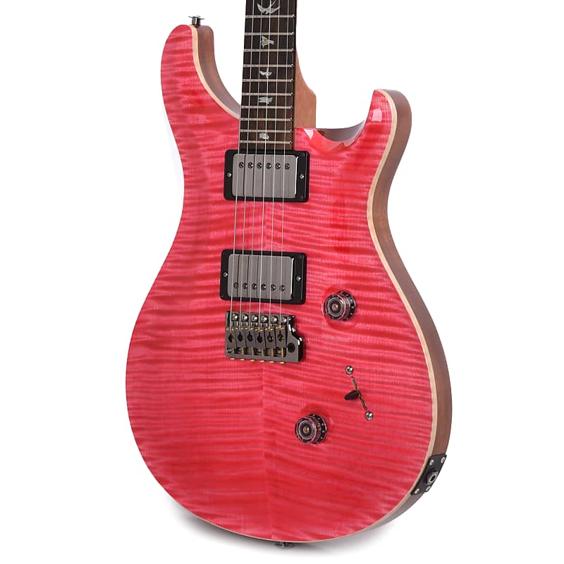 PRS CUSTOM24 ボニーピンク10Top PRS Wood Library Custom 24 Quilt Electric Guitar - Bonnie Pink
