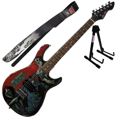Peavey Walking Dead Michonne Slash Guitar with Walker Strap and Stand image 7