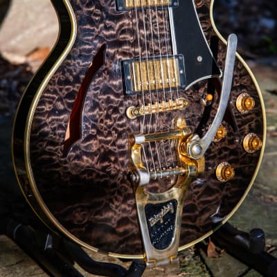 RARE Gibson Custom Shop Johnny A Black Quilt AAAA image 2