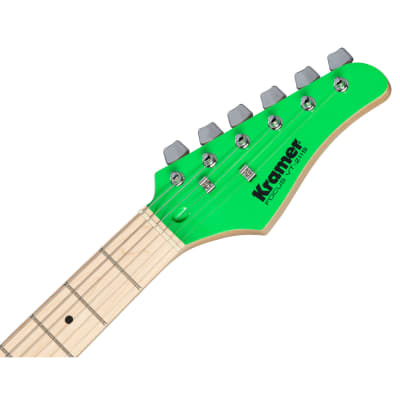 USED Kramer - Focus VT-211S - Electric Guitar - Neon Green image 3