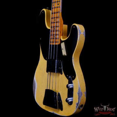 Fender Custom Shop Limited Edition 1951 Precision Bass P-Bass Heavy Relic Nocaster Blonde image 2