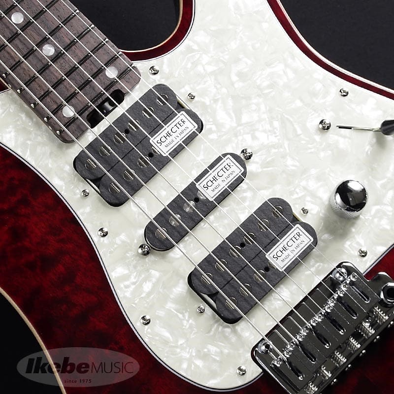 SCHECTER SD-2-24-AL-VTR (See-Thru Red/R) -Made in Japan