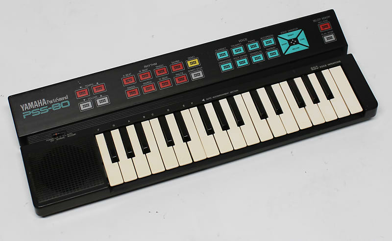 Vintage Yamaha PSS 80 Keyboard Synthesizer v Voice Variation FM Synth Lo Fi