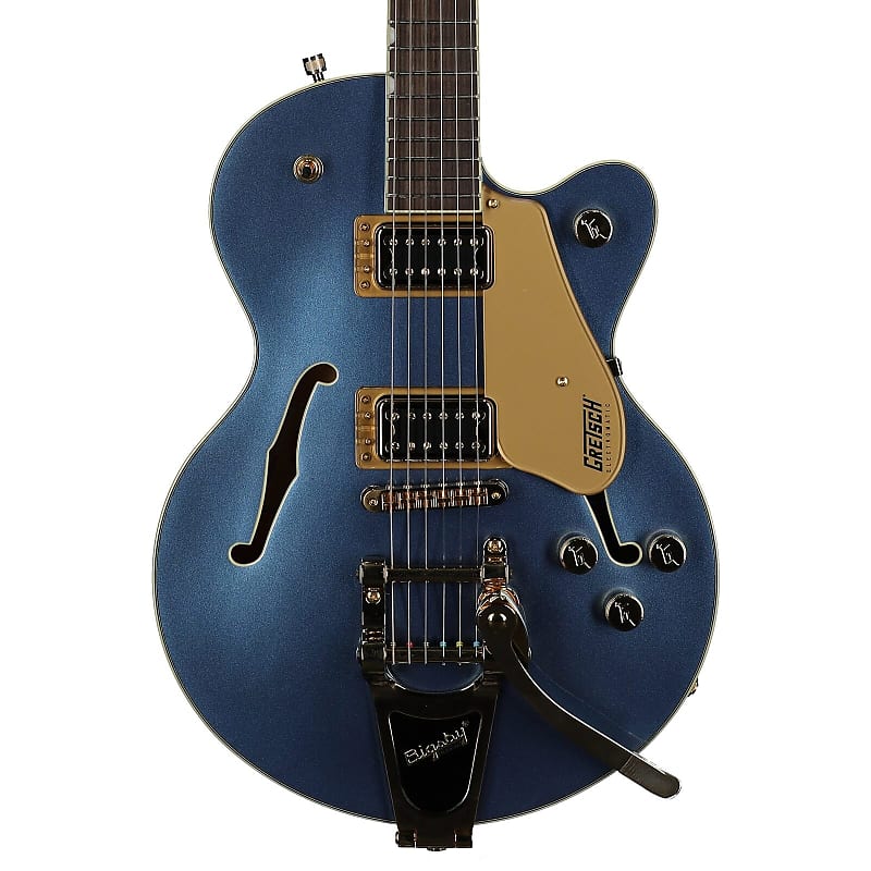 Gretsch G 5655TG Electromatic Center Block Jr Single Cut Electric Guitar Cerulean Smoke