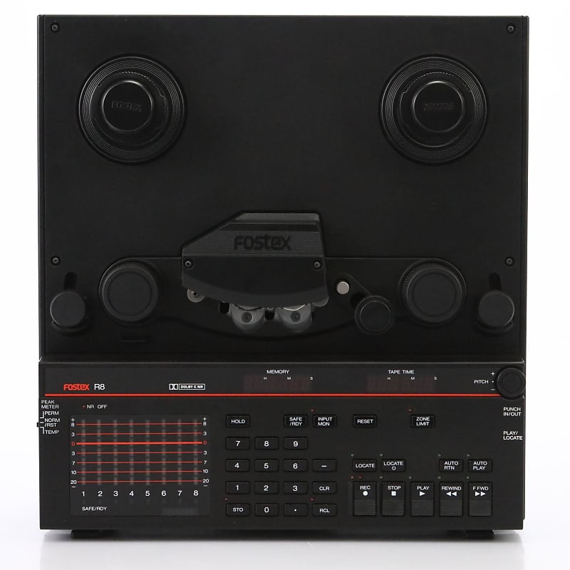 Fostex R8 8Track ReelToReel Analog Tape Recorder w/ Reverb