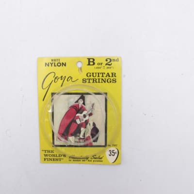 NOS Vintage Goya Nylon Classical Guitar B String No. 2502 for sale