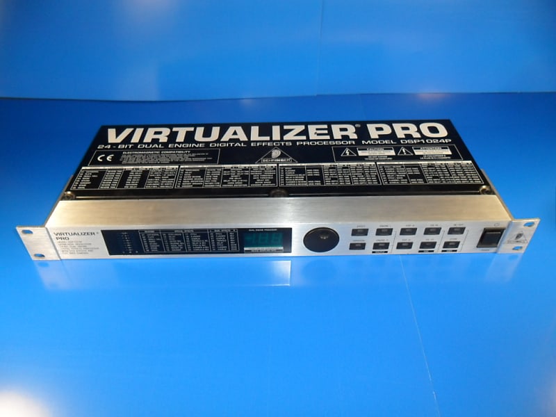 Behringer DSP 1024 2 channel digital multi effects rack unit Reverb