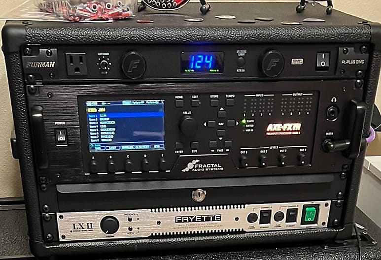 Fractal AXE FX III MARK II and rack case | Reverb
