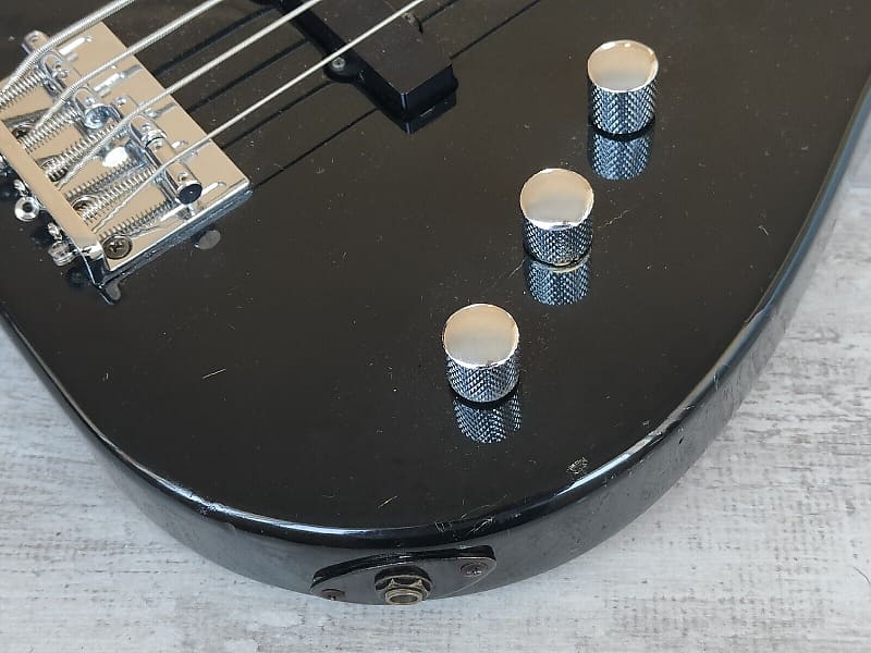 1990's Fernandes PJ-60 Electric Bass Guitar (Black) | Reverb