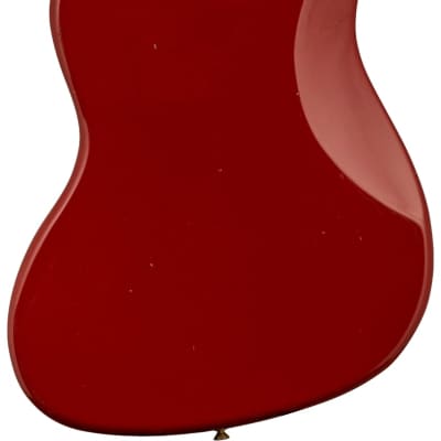 Mint Fender Custom Shop Limited Edition Bass VI Journeyman Relic Aged Dakota Red w/case image 17
