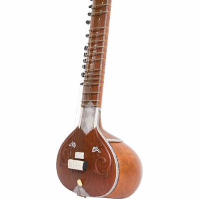 Includes: Authentic Full Size Single Toomba Standard Sitar, Case Cd Or Book + Snark Clip-On Tuner + Large Mizrab image 2