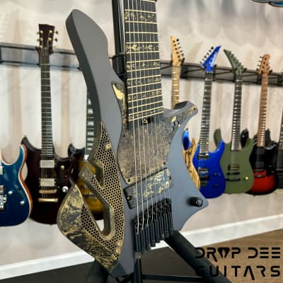 Ronciswall Kamaitachi 8 Multiscale Headless Electric Guitar w/ Case-Marble image 3