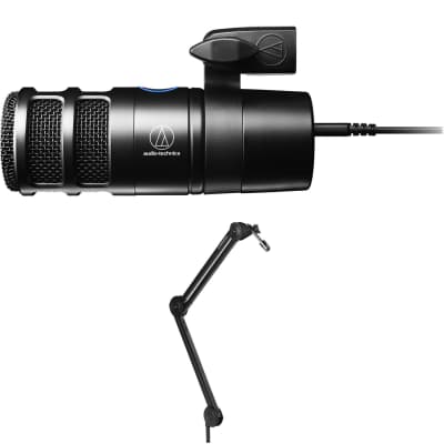Audio-Technica AT2040USB Dynamic Broadcast USB Microphone with Boom Arm