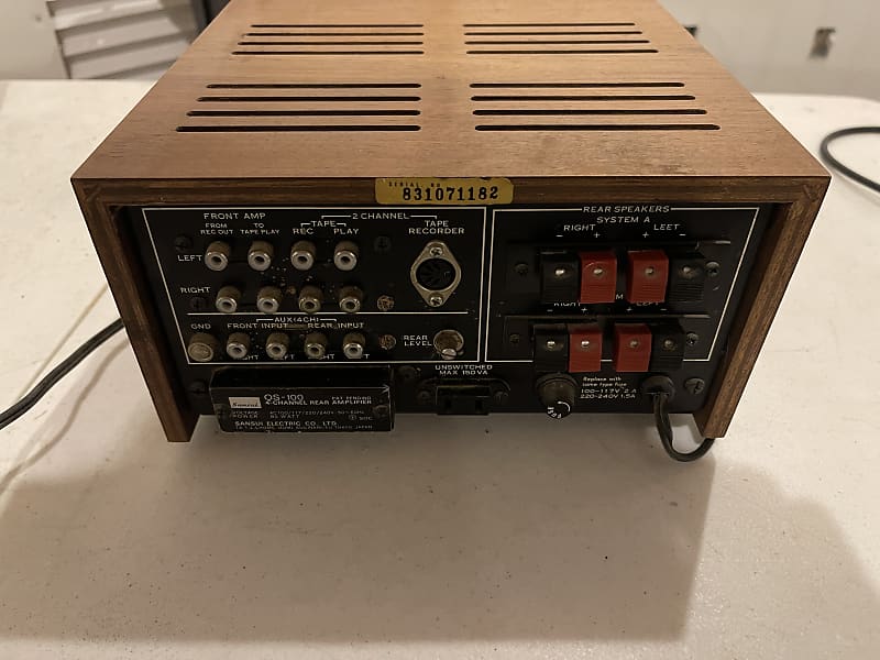 Sansui QS-100 Vintage Amplifier | Reverb