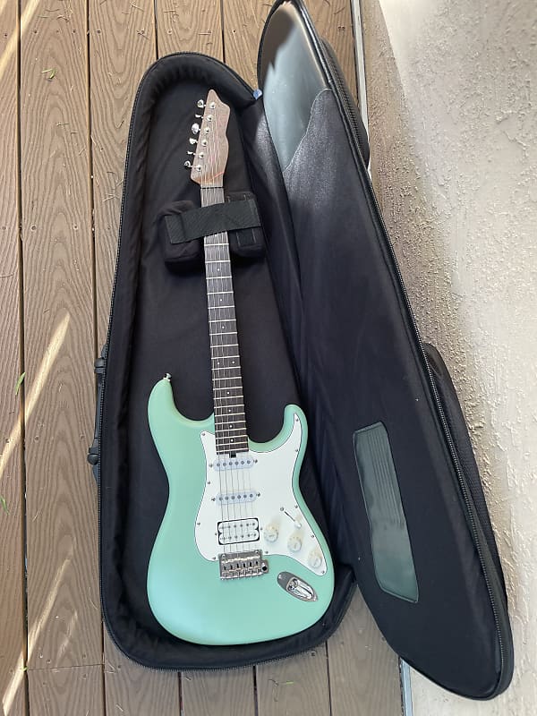 saito guitars s-622 （左利き用） Green Granite SAITO S Series S-622 HSH – Moss Green w/Matching Headstock