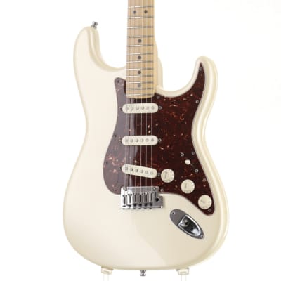Fender USA American Deluxe Stratocaster N3 Olympic Pearl/M 2010 [SN US10083589] [07/27] for sale