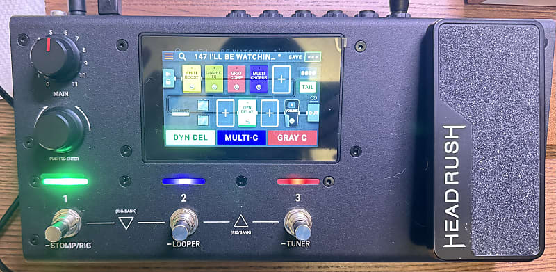 ギター HEADRUSH MX5 HeadRush MX5 - Electric Guitar Multi Effects Pedal and Amp