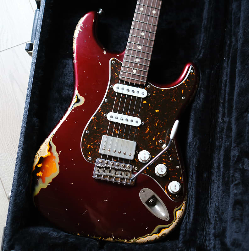 Xotic Guitars XSC-2 Dark Candy Apple Red | Reverb
