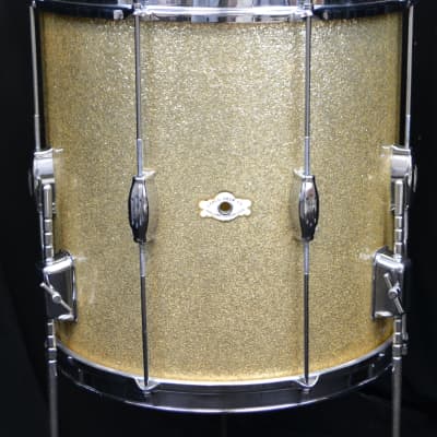 Camco 20/12/14" Drum Set - 1960s Silver Sparkle image 5
