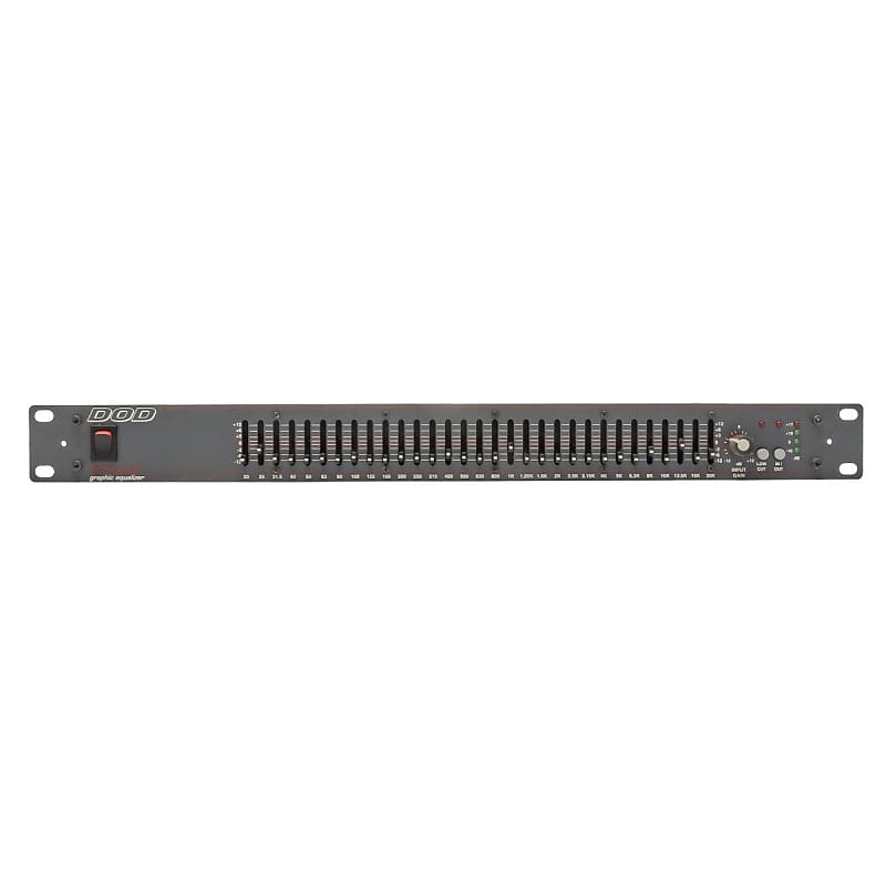 DOD Model 431 Series II 2Channel Rackmount Graphic EQ Reverb