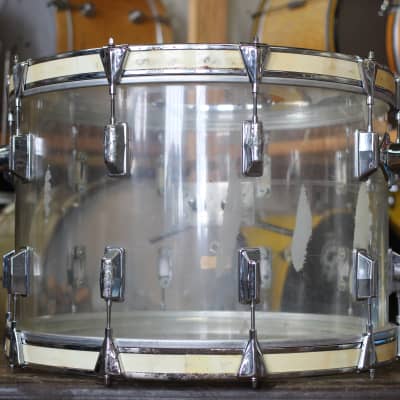 1970's Pearl Crystal Beat in Clear Acrylic 14x22 16x16 10x14 9x13 image 5