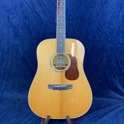 Cort Gold D8 Dreadnought Acoustic Guitar in Natural with Soft Case image 1