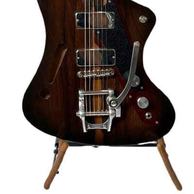 Harvester Guitars Ziricote Sinuendo 2021 Natural / Sunburst, lightly used (Authorized Dealer) image 3