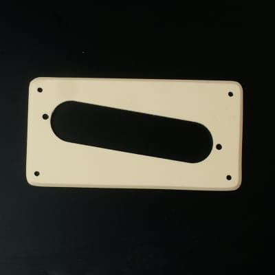 Humbucker To Strat style Singl Coil Pickup Adapter Ring ,Slant ,1ply Cream image 1