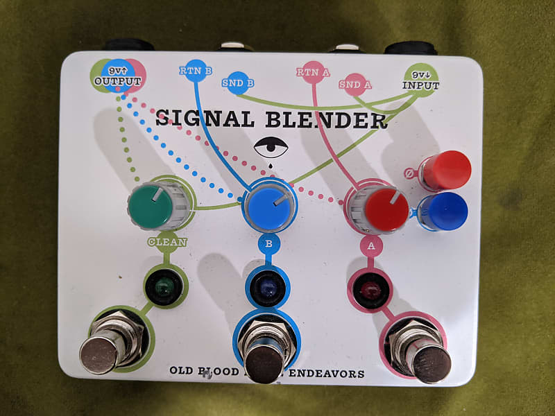 Old Blood Noise Endeavors Signal Blender Parallel Routing Pedal