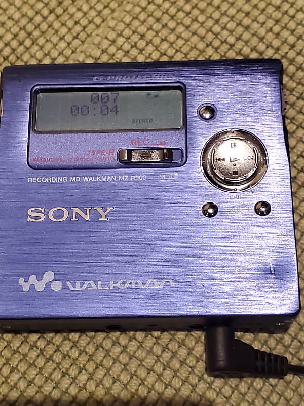 Sony MZ-R909 minidisc player recorder Early 2000s - Metallic