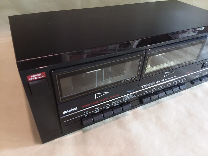 Used Sanyo RD W22 Dual Cassette Player & Recorder, Tested & Works – Mnpctech