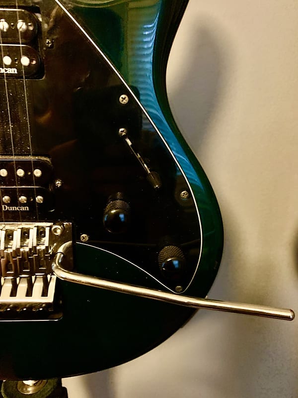 Ernie Ball Music Man Silhouette Floyd Rose 2013 Green | Reverb