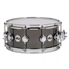 DW Collector's Series Black Nickel Over Brass 6.5x14" Snare Drum