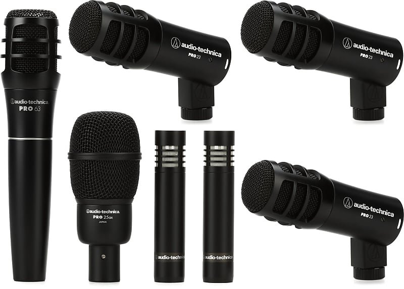 Audio-Technica PRO-DRUM7 7-piece Pro Drum Microphone Kit image 1