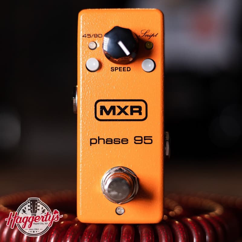 MXR Phase 95 Mini Phaser with 45/90 abd Script | Reverb