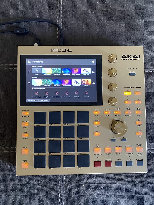 Akai MPC One Standalone MIDI Sequencer Gold Edition