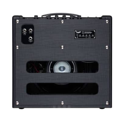 Supro Delta King 12 1x12-inch 15-watt Tube Combo Amp, Black on Black image 5
