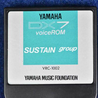YAMAHA DX7 II Voice ROM VRC-1002 SUSTAIN Group In Excellent 