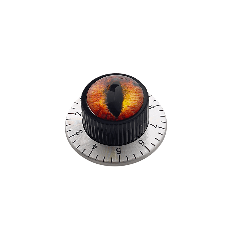 Dragon Eyes (Viper Red and Yellow) Custom Guitar Knobs Reverb UK