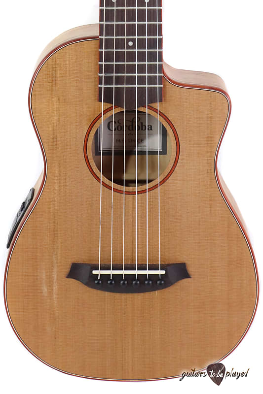 Cordoba Mini SM-CE Nylon String Compact Travel Acoustic