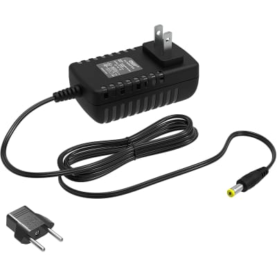 6V AC Adapter Compatible with Akai MPK2 MPK25 MPK49 MPK61 MPK88 MPK249 MAX49 Keyboard Power Supply Cord Adaptor [UL Listed] + Euro Plug Adapter