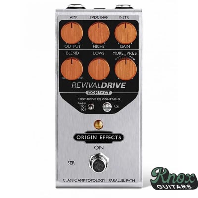 Reverb.com listing, price, conditions, and images for origin-effects-revivaldrive-compact