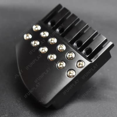 FRCOLOR Locking Nut Für Headless Gitarren - 6-saitige Ersatzmutter Aus Zinklegierung