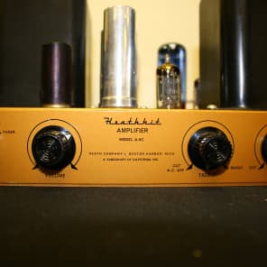 Heathkit GOLD A-9C 6l6G Mono Audio Amplifier Matched pair image 7